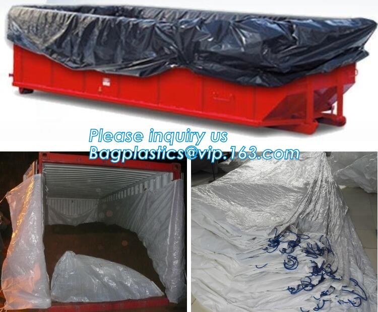 Environmental 6 Mil Drawstring Dumpster Container Liners,6Mil Drawstring Open Top Dumpster Container Liners, BAGPLASTICS