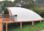 hot-dip galvanized steel Water Resistant Membrane Fabric Glamping Cocoon
