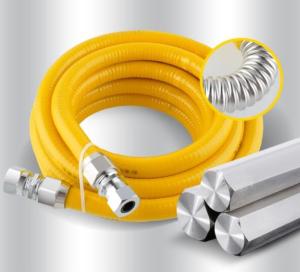 Quality KONCH GAS Stainless Steel Flexible Gas Tube GB/T14525/2010 wholesale
