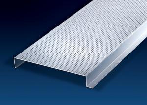 Quality Construction Decorative Sheet Metal Ceiling Tiles 200mm Width H-Shape 0.6 ~ 1.0mm wholesale