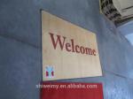 Nylon printed logo mats with rubber backing