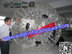 Quality Funny Commercial Interesting Inflatable Blue Land Zorb Ball 3m x 2m wholesale