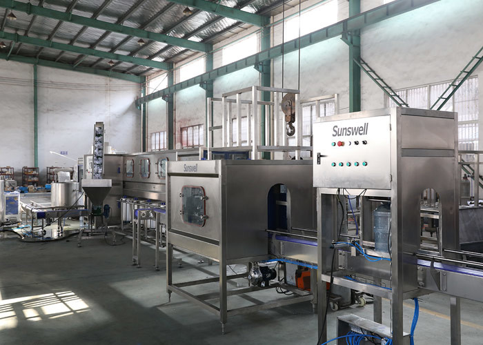 Automatic 5 Gallon / 20 L Barrel Water Filling Production Line / Filling Machine
