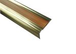 Modern Outdoor No Slip Stair Nosing Screws Firlmly Fixed PVC Rubber Inserted