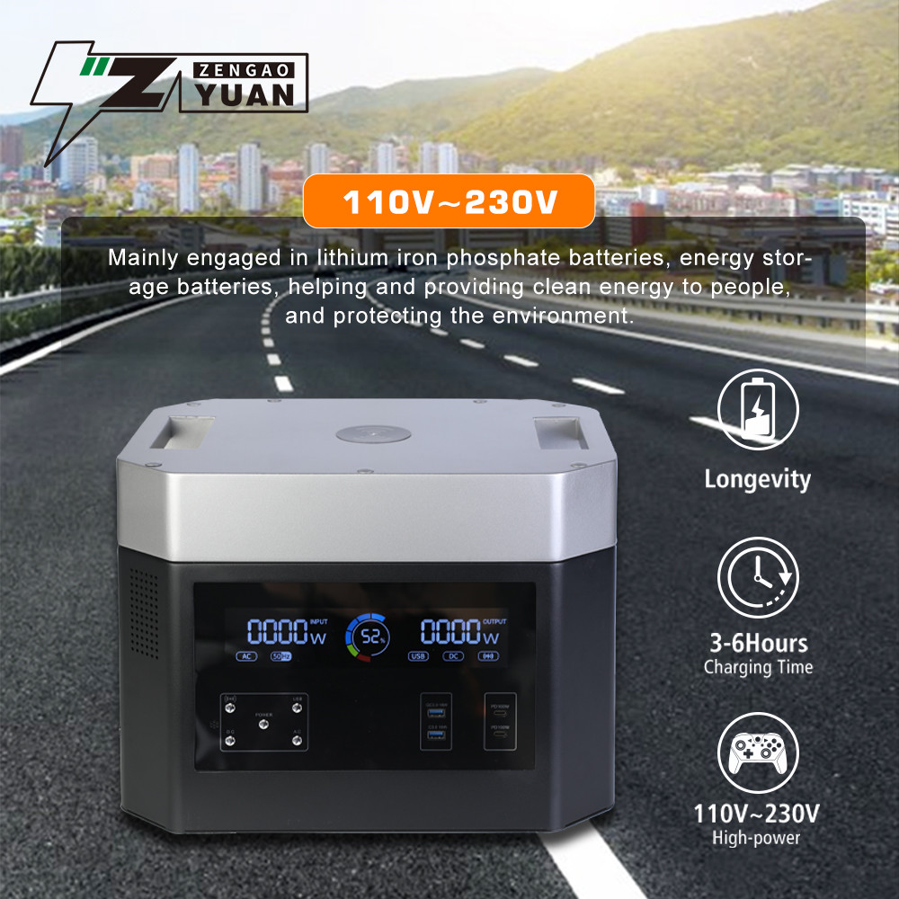 PD 60W Fast Charging Backup Lithium Battery Pack Power Supply for Outdoor Home Camping