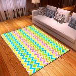 Geometric floor mat, bedroom, restaurant carpet, carpet