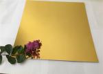 High Reflectivity Polished Aluminum Sheet Flat Rolled Brown Mirror Surface