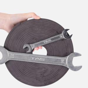 Quality Black Roll Flexible Magnetic Material For Magnetic Whiteboard Eraser Laminated With PVC/Paper wholesale