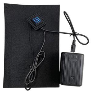 Quality Flexible 5v Battery Operated Heating Pad 14x21cm With Switch wholesale