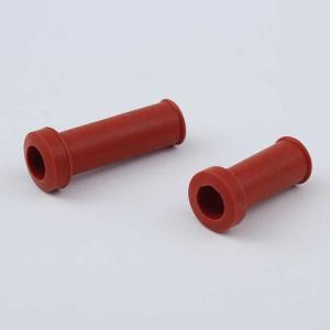 China Custom Size Silicone Rubber Sleeve Silicone Pipe Fittings Rubber Shaped Parts on sale