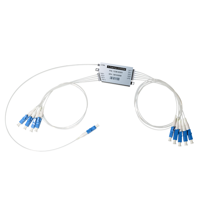 Passive 8 Channel CWDM Mux Demux Module With 1310nm Upgrade Port