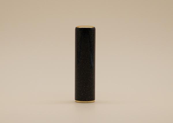 Pearl powder Empty Lipstick Tubes 4.5g Black Starry Sky Look Brilliant Round