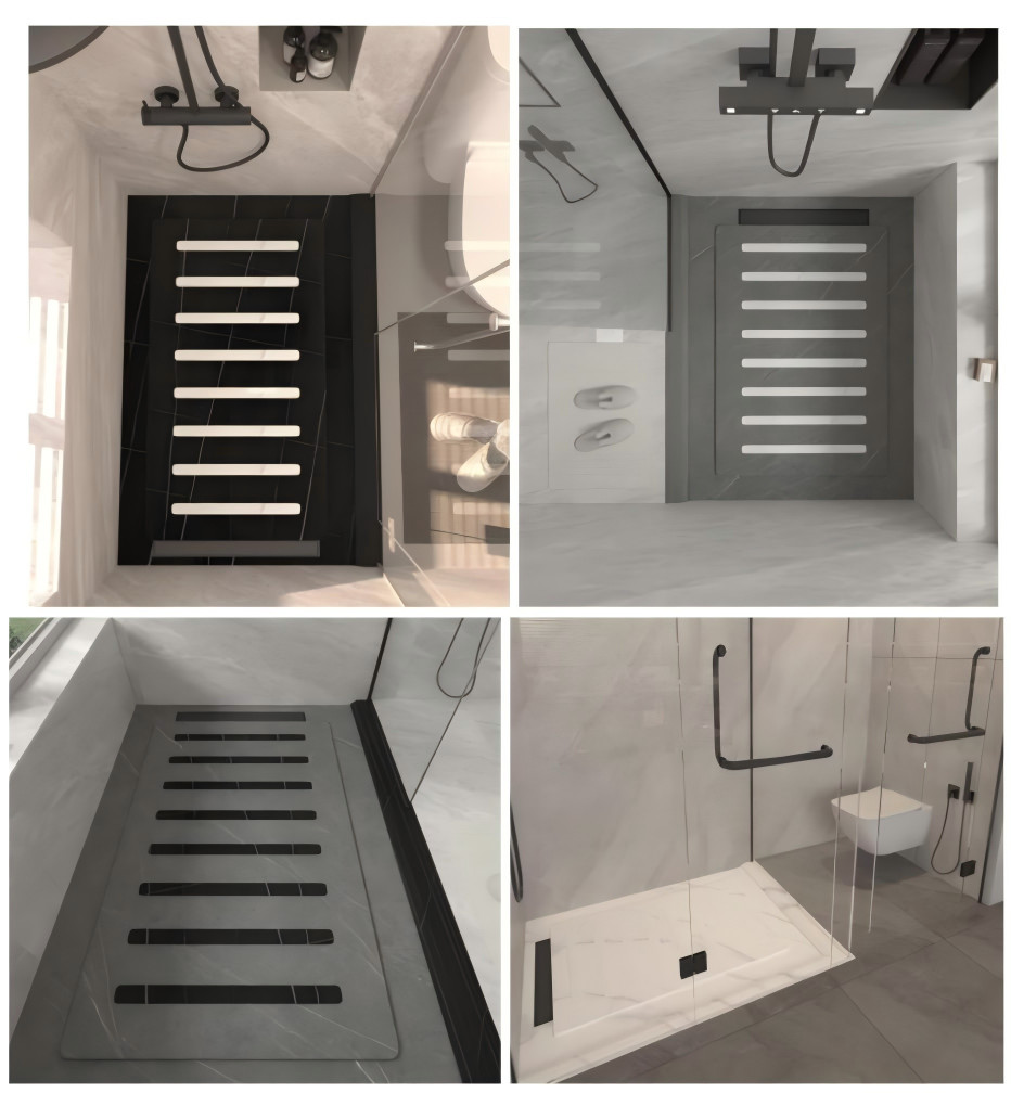 Marble Stone Shower Pan Movable Customized For Hotel And Household