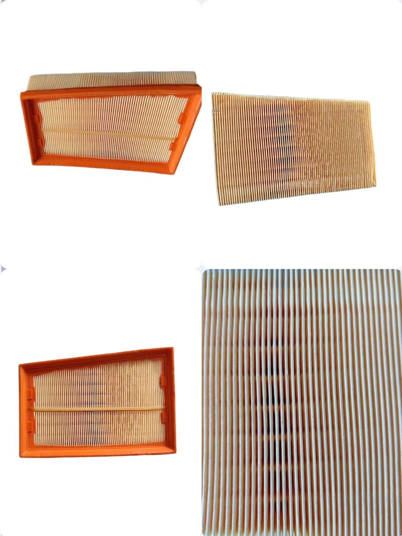 Yellow 16546-JD20A 58mm Automobile Air Filter For Japanese Cars