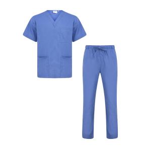 Quality Disposable Hospital Uniform Scrub Suit Nursing with Short Sleeve wholesale