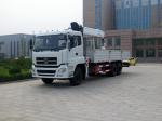 12Ton 6x4 Dongfeng Used Crane Truck 12000X2500X3850mm With Stretchable Arm
