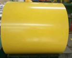 Self Cleaning Yellow Prepainted Steel Coil 0.4MM Thickness For Furniture