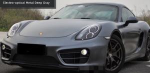 Quality Electro Optical Metal Deep Grey Car Wrap Film Moisture Proof wholesale