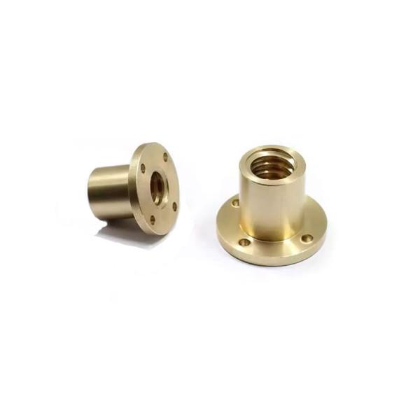 Cheap Copper CNC Lathe Machining Precision Nut Brass Turned Parts Metal Nut Machining Factory for sale