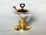 Arabia Exquisite Imitation metal base Goblet Sugar bowl
