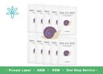 Cotton Material Snail Jelly Face Mask Hydrogel Coated For Deep Moisturizing