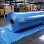 Opaque Blue 80μM High Density Polyethylene Film Halogen Free