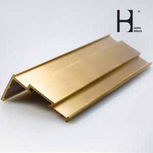Quality Durable High Density 5~150mm Big Brass Extrusion Profiles for interior Usage C3604, HPB58-3 ODM OEM China Manufacturer wholesale