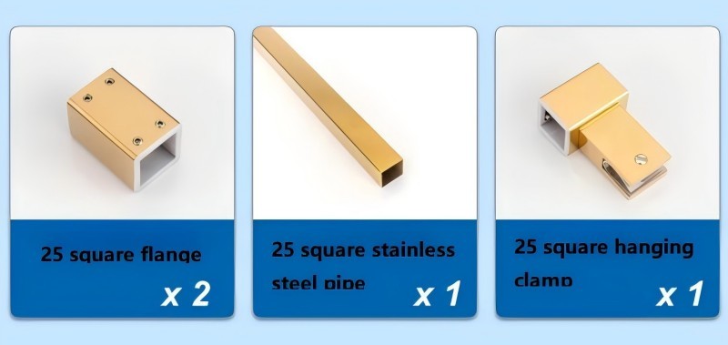 Customizable Shower Door Wall Profile Rustproof Bathtub Sliding Door Frame