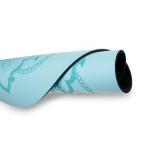 Round Type Non Slip Custom Printed Fitness Gym Sports 4 mm Natural Rubber PU