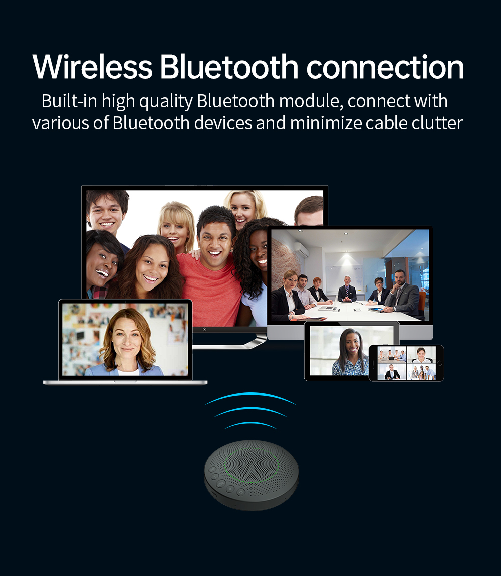 Online Meeting Portable usb&wireless omnidirectional microphone for meeting room conference system equipment