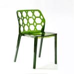 Water Cube Leisure Plastic Chair,LeisureMod Cove Transparent Black Acrylic