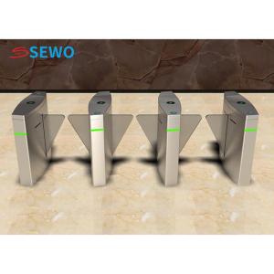 Quality High Speed Subway Station Turnstile , Pedestrian Speed Gates 45people/min wholesale