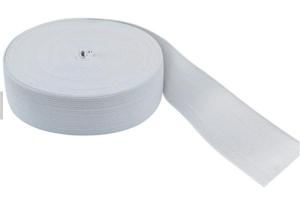 Quality White Flat Elastic Band Sewing / 1 4 Inch Braided Elastic Cord 6mm 3 - 12mm Colored Skinny wholesale