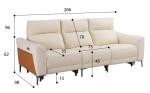 BN Furniture Leather Functional Sofa Minimalist Living Room Electric Function