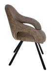 Antique Polyurethane PU Upholstered Dining Chair Livingroom Chair Leisure Chair