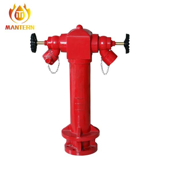 Cheap Cast Iron Fire Fighting Devices 4" 100mm Pillar Fire Hydrant With 2 Way 2.5" Landing Valve for sale
