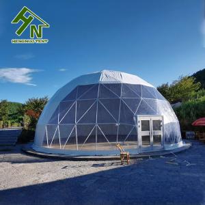 Quality Flexible 8m Geodesic Dome Tent Fire Resistance DIN4102 wholesale