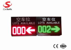 Quality Indoor LED Screen Ultrasonic Parking Guidance System Clear Indication wholesale
