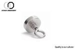 Round NdFeb Fishing Strong Pot Magnet With Eyebolt Durable Long Service Life