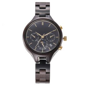 Quality ladies wooden watches , wood Band 38mm Automatic Wrist Watches ,Seagull Movement wholesale