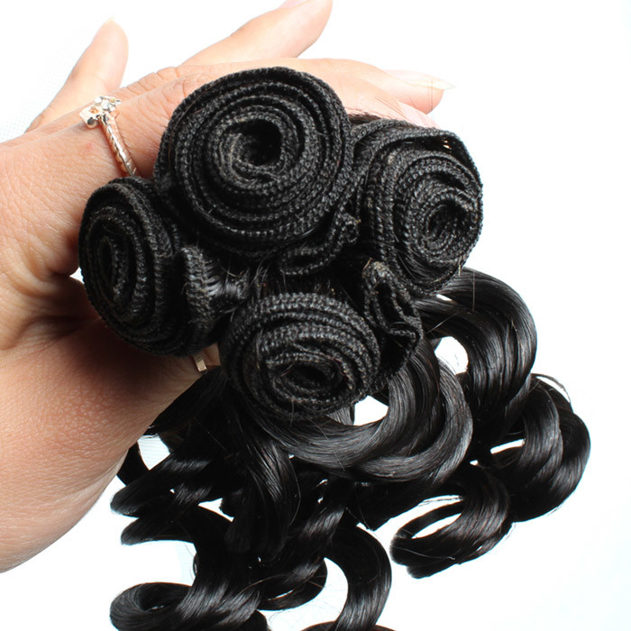 Grade 7A Malalysian Virgin Hair Virgin Human Hair Machine Made Sewing Weft