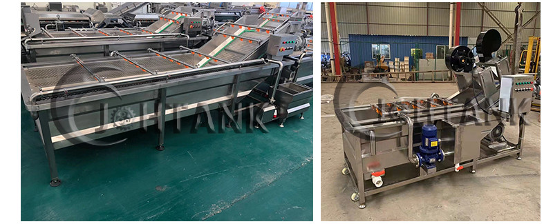 Industrial Automatic Vegetable And Fruit Washing Cleaning Machine For Tomato Salad