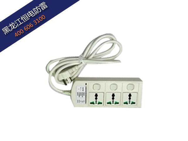 Residential 275V Lightning Protection Plug , 6 Way Power Strip Protection
