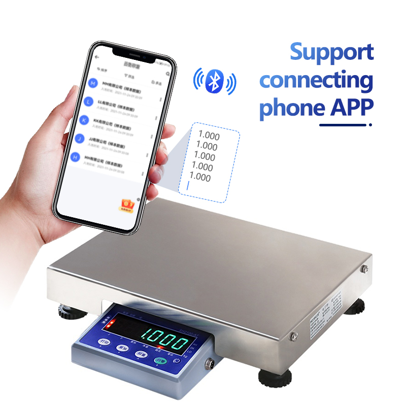 15kg Division 2g/1g Capacity Electronic Table Scale with Bluetooth and LED Display