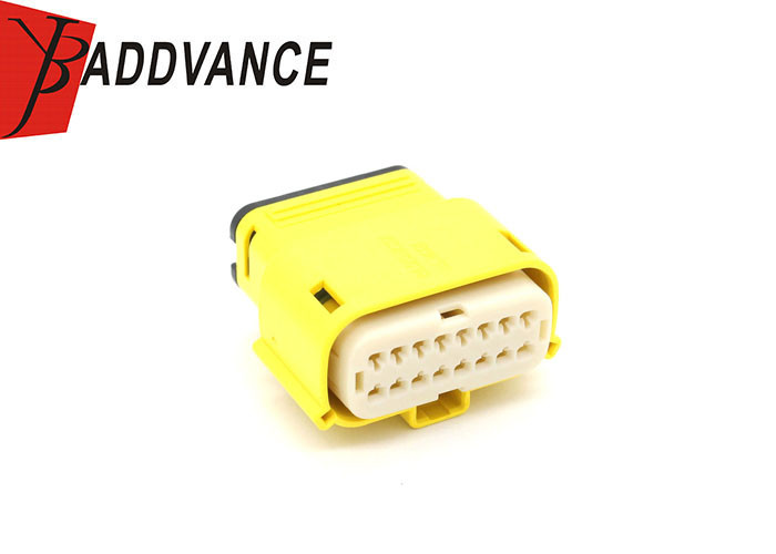 Waterproof 33472-1886 18 Pin Female Molex Connector Kit Yellow Color