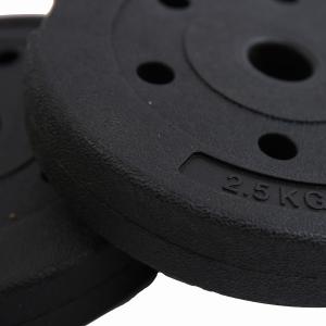 Quality Plastic Coated 10kg Weight Plates , Dia33.8cm Barbell Weight Plates wholesale