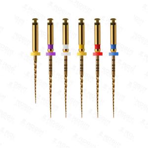 Quality Medical Sup Taper Gold Niti Endo Files For Root Canal Treatment wholesale