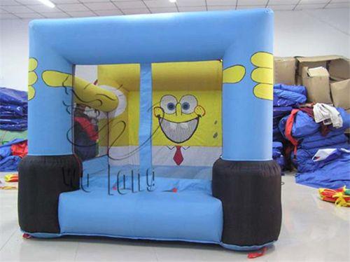 small kids inflatable bounce round