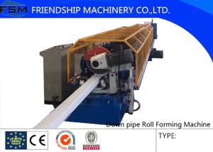 Quality Aluminum Coil Downspout Pipe Roll Forming Machine With Decoiler wholesale