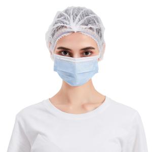 Quality Level 1/2/3 Haixin antibacterial disposable surgical 3 ply face mask anti mers nonwoven medical face mask wholesale